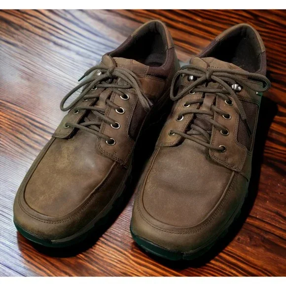 Rockport Men's Cold Springs Plus Lace to Toe Brown Leather Waterproof Size 13 - Picture 1 of 12